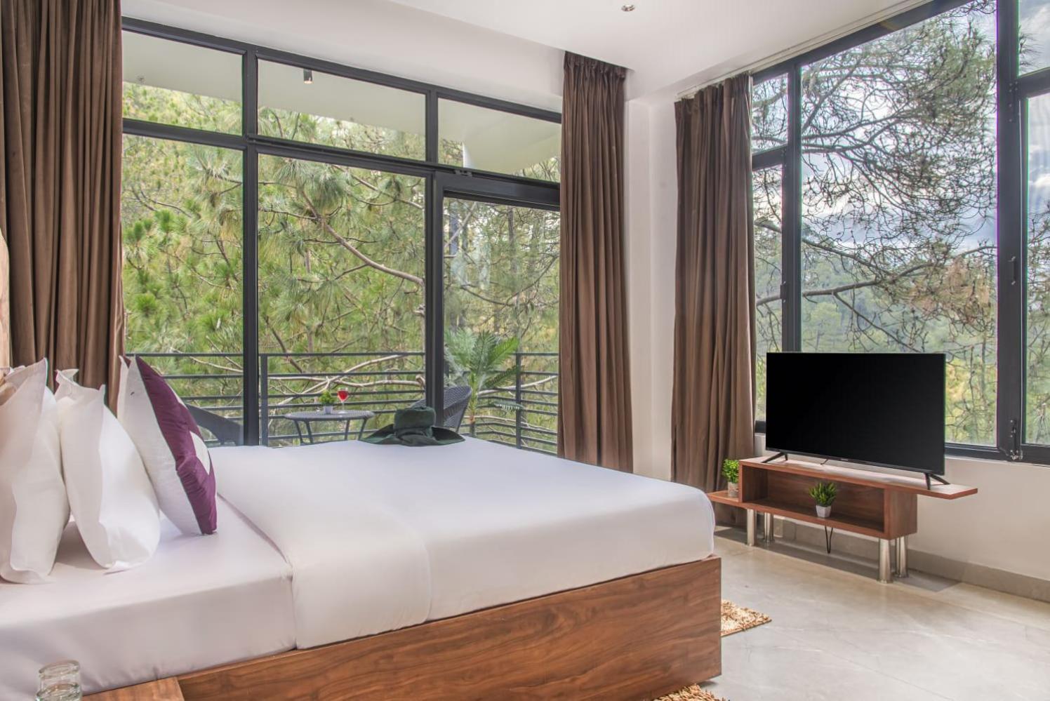 Apartament Host Jatin Mountain Crest Kasauli 7Oi827O7O3 Zewnętrze zdjęcie